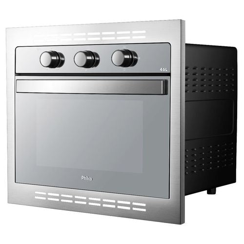 Forno Eletrico de Embutir Philco 46L Espelhado/Preto - 220v