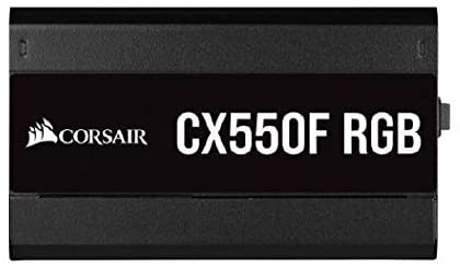 Corsair FONTE ATX 550W - CX550F FULL MODULAR - RGB BLACK - 80 PLUS BRONZE - COM CABO DE FORCA - CP-9020216-BR
