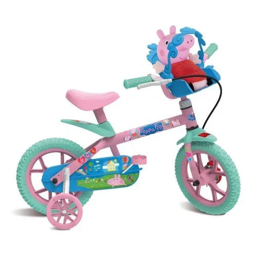 Bicicleta Aro 12'' Peppa Pig Bandeirante