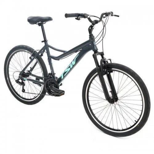Bicicleta aro 26 aluminio tsw orla 21V cambio shimano cz/vd