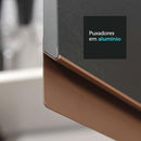 Cozinha Completa Madesa Reims 260007 com Armário e Balcão - Preto