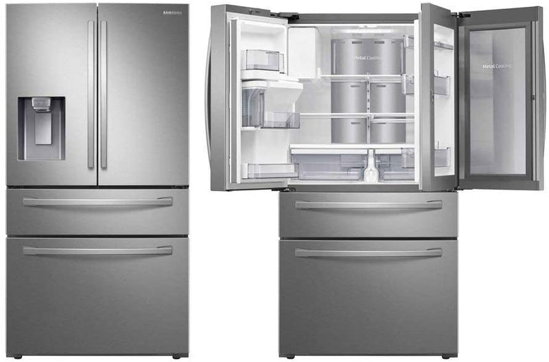Geladeira Samsung French Door 501 Litros Inox 110V RF22R7351SR/AZ