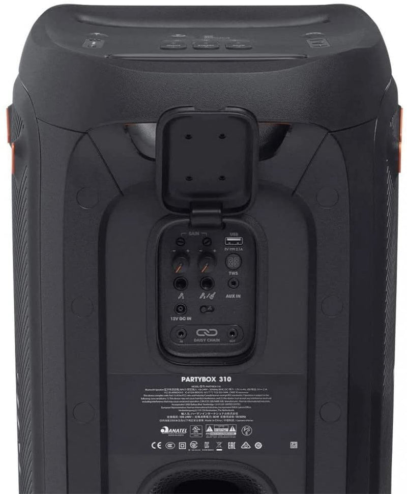 Caixa de Som Bluetooth JBL PartyBox 310 240W - JBLPARTYBOX310BR