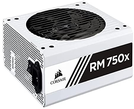 Fonte Corsair 750W 80 Plus Gold Modular PFC Ativo RM750x Branca - CP-9020187-WW