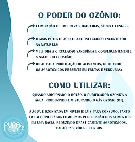 Purificador Agua Ozonizada Alcalina Ionizada Top Life - 127V (Prata)