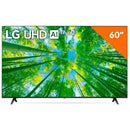 Smart TV LG 60 4K, Ultra HD 60UQ8050PSB, ThinQ ai, Wi-fi Integrado
