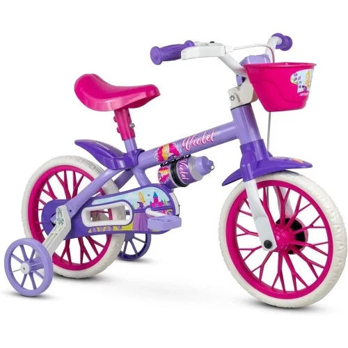 Bicicleta Infantil Aro 12 Violet Roxo Nathor