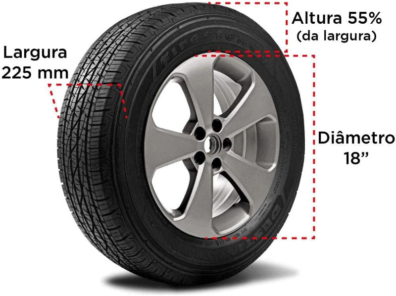 Pneu Firestone Aro 18 Destination Le2 225/55r18 98v