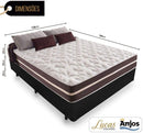 Cama Box Casal + Colchão De Molas - Anjos - Classic Superlastic 138cm