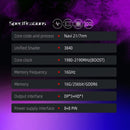 Placa de vídeo,Placa gráfica para jogos RX6800-16G D6 PB com memória 16G / 256bit / GDDR6 3 ventiladores de tamanho grande Placa traseira de metal luz respiratória