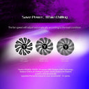 Placa de vídeo,Placa gráfica para jogos RX6800-16G D6 PB com memória 16G / 256bit / GDDR6 3 ventiladores de tamanho grande Placa traseira de metal luz respiratória