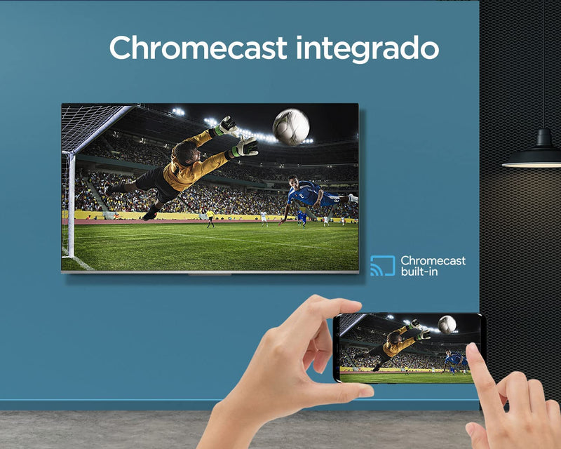 Smart TV LED 65” TCL P715 4K Android UHD HDR com Wi-Fi, Borda Ultrafina e Google Assistant