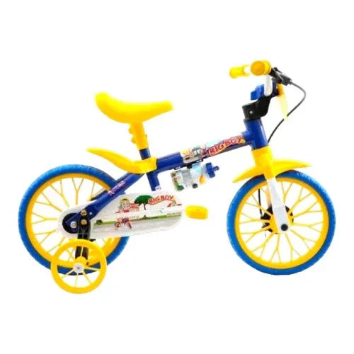 Bicicleta Infantil Aro 12 Cairu Shark Big Boy Nathor 1 Marcha Freio Tambor