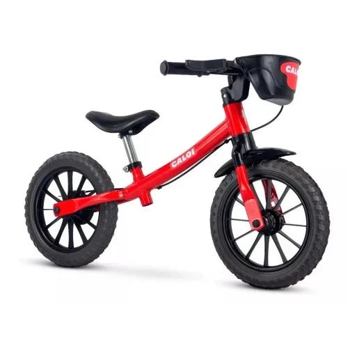 Bicicleta Infantil Aro 12 Equilíbrio Balance Zigbim Amarelo Caloi