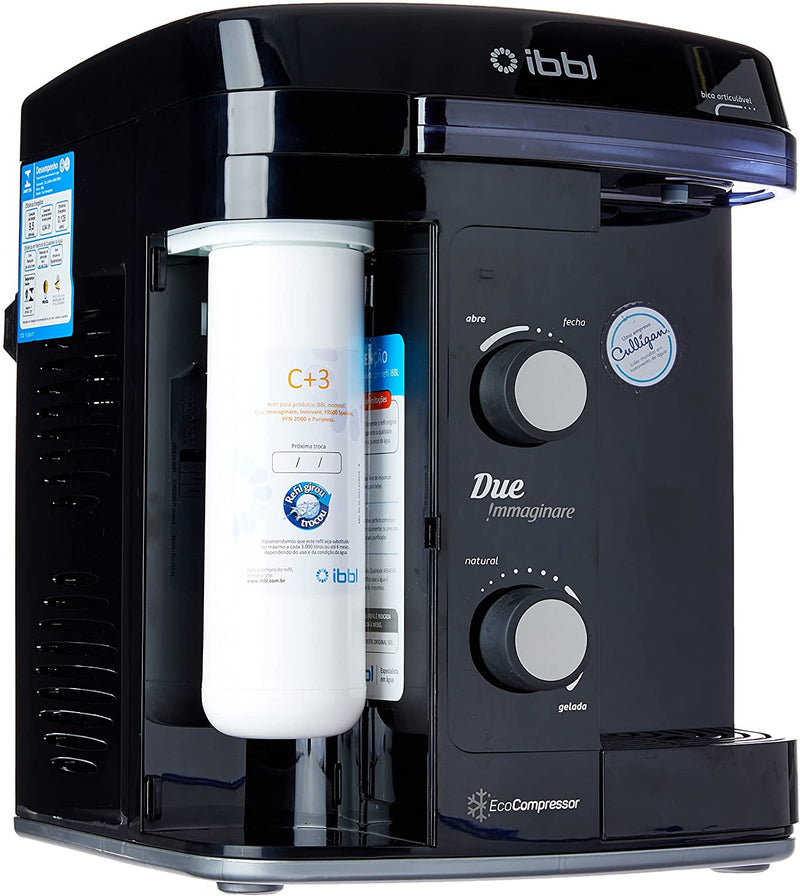 Purificador de Água IBBL IMMAGINARE Preto 110V