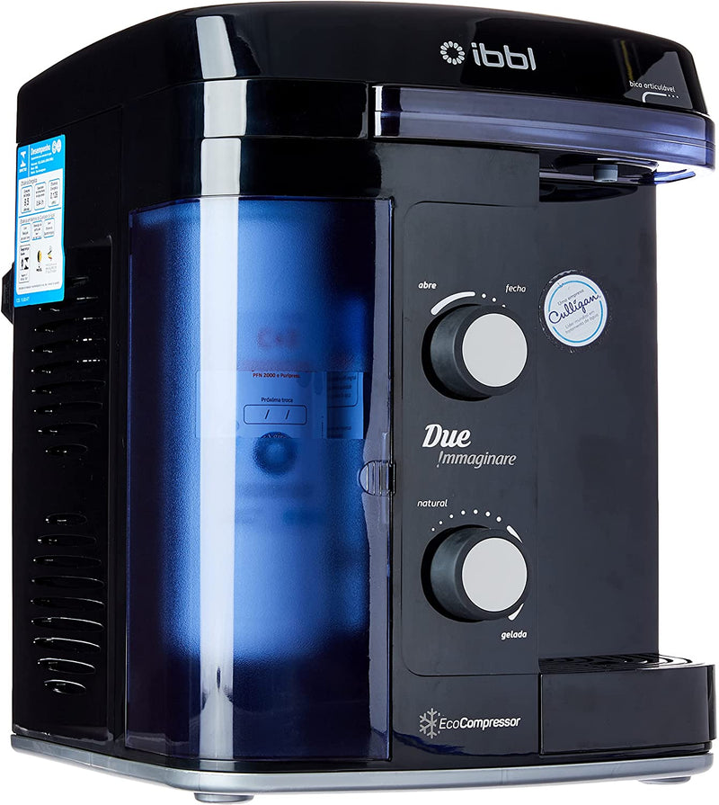 Purificador de Água IBBL IMMAGINARE Preto 110V
