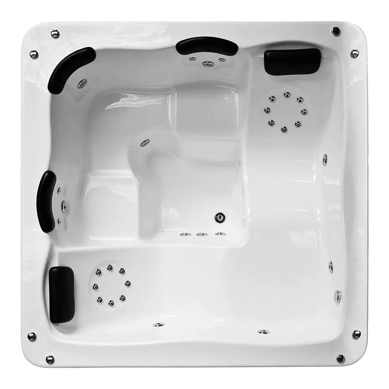 Spa Quadrado Nova Iorque completo com hidro (2,00 x 2,00 x 0,79) Gel Coat 127v - Brasil Banheiras