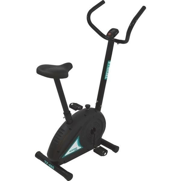 Bicicleta Ergométrica Trevalla TF-880 100Kg 5 Funções Preta