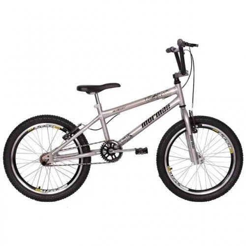 Bicicleta Infantil Aro 20 Mormaii Energy Freio V-Brake - Prata