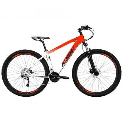 Bicicleta Aro 29 ksw xlt 100 21V Shimano Quadro 19 Laranja NeonBranco