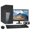 Computador Completo Monitor 19,5" Intel Dual Core 4GB HD 500GB 3green Triumph Business PC CPU Desktop