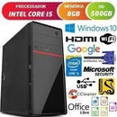 Computador Intel Core i5 3.2Ghz Com Hdmi 8GB HD 500GB Windows 10 Pro Wifi Desktop Pc Mali Brasil