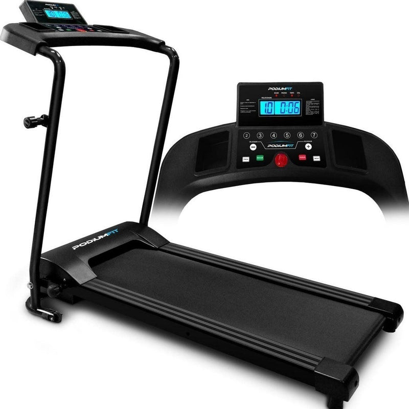 Esteira Elétrica Podiumfit X100 110v 12progs Dobravel Silenciosa