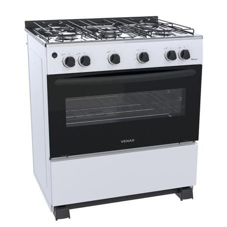 Fogão A Gás 5 Bocas Venax Picasso Branco Bivolt