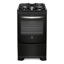 Fogão de Piso Mesa de Vidro Electrolux 4 Bocas 52LPV Preto - Bivolt