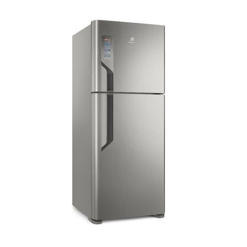 Geladeira/Refrigerador Electrolux Duplex TF55S Top Freezer 431L Platinum - 220V