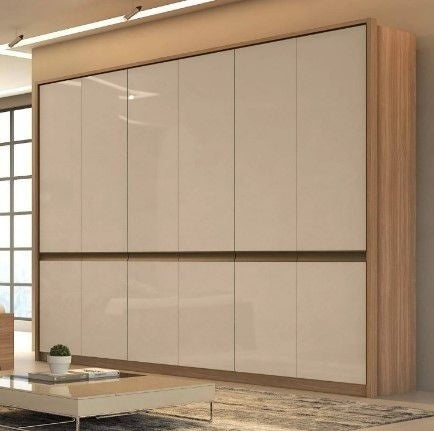 Guarda Roupa Casal 6 Portas 6 Gavetas Urban Móveis Lopas Carvalho