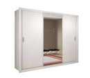 Guarda Roupa Casal Veneza Luxo Com 3 Portas Rufato - Branco