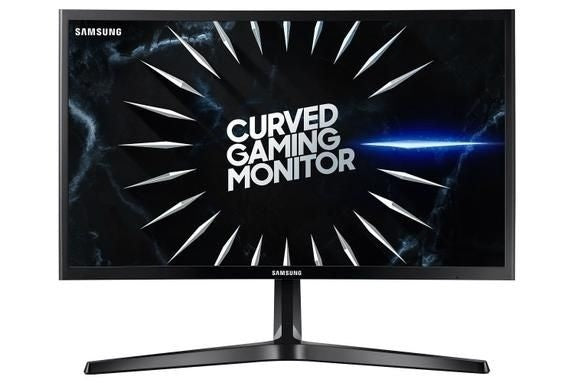 Monitor LED 24" Gamer Samsung CRG50 1920x1080 Curvo FHD 144 Hz HDMI DP Freesync Preto Série