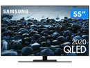 Samsung Smart TV 55" QLED 4K 55Q80T, Pontos Quânticos, Modo Game, Som em Movimento, Alexa built in, Borda Infinita, Modo Ambiente 3.0, Controle Único