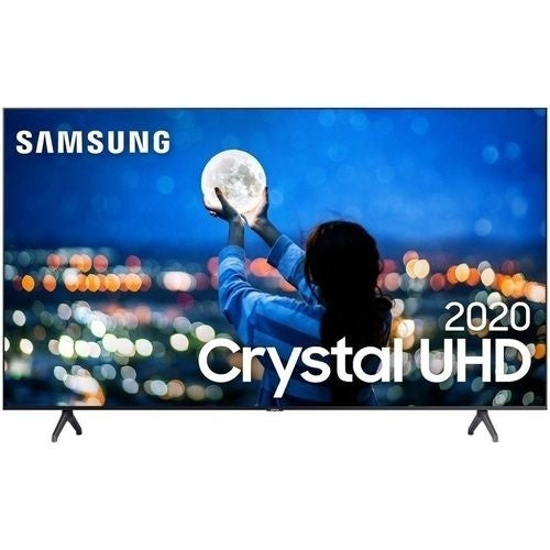 Smart TV 43'' Samsung Crystal UHD 43TU7000 4K 2020 Wi-fi Borda Infinita Controle Remoto Único Bluetooth e Processador Crystal 4K