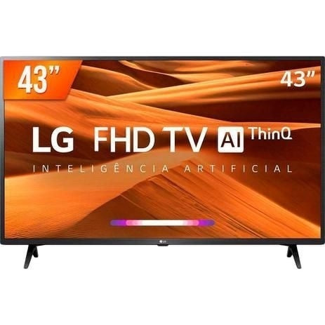 Smart TV LED 43" Full HD LG 43LM 631 PRO 3 HDMI 2 USB Wi-Fi ThinQ Al Conversor Digital
