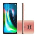 Smartphone Motorola G9 Play 64GB 4G Wi-Fi Tela 6.5'' Dual Chip 4GB RAM Câmera Tripla + Selfie 8MP - Rosa Quartzo