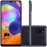Smartphone Samsung Galaxy A31 128GB 4G Wi-Fi Tela 6.4'' Dual Chip 4GB RAM Câmera Quádrupla + Selfie 20MP - Preto